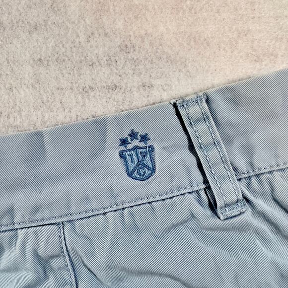 Indigo Palms Chinos Men's W42 Vintage Made in Hong Kong B35TF1T 100% Cotton Blue - Picture 8 of 13